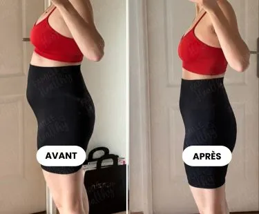 Avant / après d'une membre Famille Healthy